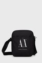 Armani Exchange saszetka nie mieści A4 czarny 952337.CC124
