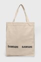 Kabelka Samsoe Samsoe Luca vzorovaný béžová UNI214000