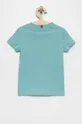 Детская хлопковая футболка Tommy Hilfiger голубой