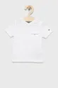 bijela Dječja pamučna majica kratkih rukava Tommy Hilfiger Za dječake