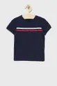 granatowy Tommy Hilfiger t-shirt dziecięcy Chłopięcy