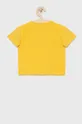 Детская хлопковая футболка Tommy Hilfiger жёлтый
