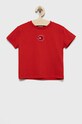 Tommy Hilfiger tricou de bumbac pentru copii imprimeu rosu KS0KS00240.PPYY
