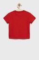 Tommy Hilfiger tricou de bumbac pentru copii KS0KS00240.PPYY rosu SS22