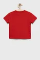 Детская хлопковая футболка Tommy Hilfiger красный
