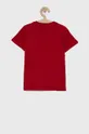 Dječja pamučna majica kratkih rukava Guess crvena