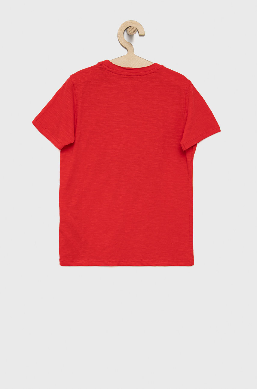 Guess tricou de bumbac pentru copii rosu