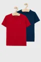 κόκκινο Παιδικό βαμβακερό μπλουζάκι Tommy Hilfiger(2-pack) Για αγόρια