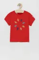 κόκκινο adidas Originals - Παιδικό βαμβακερό μπλουζάκι Για αγόρια