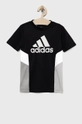 czarny adidas Performance t-shirt dziecięcy HF1835 Chłopięcy