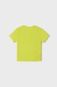 Dječja pamučna majica kratkih rukava Mayoral žuto-zelena