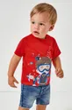 κόκκινο Mayoral - Παιδικό βαμβακερό μπλουζάκι Για αγόρια
