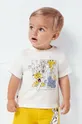 μπεζ Mayoral - Παιδικό βαμβακερό μπλουζάκι Για αγόρια