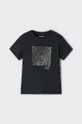 μαύρο Παιδικό βαμβακερό μπλουζάκι Mayoral Για αγόρια