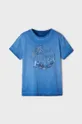 modrá Detské bavlnené tričko Mayoral Chlapčenský