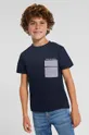 σκούρο μπλε Mayoral Παιδικό βαμβακερό μπλουζάκι Για αγόρια