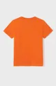 Mayoral T-shirt bawełniany dziecięcy pomarańczowy
