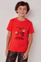 красный Детская хлопковая футболка Mayoral Для мальчиков