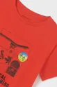 червоний Дитяча бавовняна футболка Mayoral