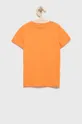 Otroški bombažen t-shirt Puma oranžna