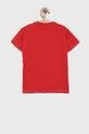Guess bombažna otroška majica rdeča