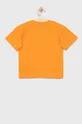 Dětské bavlněné tričko Calvin Klein Jeans oranžová