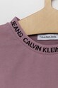 Băieți Calvin Klein Jeans tricou de bumbac pentru copii IU0IU00234.PPYY violet