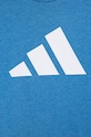 Момче Детска памучна тениска adidas Performance HG8861 HG8861 син