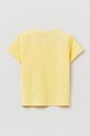 OVS t-shirt bawełniany dziecięcy 1444893.Boy.9.36months. żółty SS22