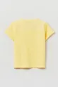 Дитяча бавовняна футболка OVS жовтий