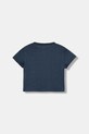 Levi's t-shirt bawełniany niemowlęcy 6E8157.B niebieski AW25