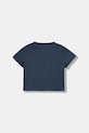 Μωρό βαμβακερό μπλουζάκι Levi's 6E8157.B μπλε AW25