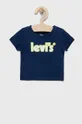 granatowy Levi's t-shirt dziecięcy Chłopięcy