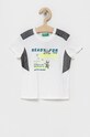 Детская хлопковая футболка United Colors of Benetton хлопок белый 3096G100Q.P