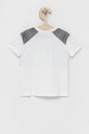 Dětské bavlněné tričko United Colors of Benetton 3096G100Q.P bílá SS22