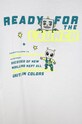 Мальчик Детская хлопковая футболка United Colors of Benetton 3096G100Q.P белый