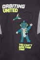 Мальчик Детская хлопковая футболка United Colors of Benetton 3096G100Q.P серый