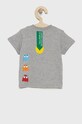United Colors of Benetton t-shirt bawełniany dziecięcy 3096G102F.P szary SS22