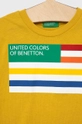 Dječja pamučna majica kratkih rukava United Colors of Benetton  100% Pamuk