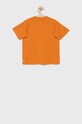 United Colors of Benetton tricou de bumbac pentru copii 3I1XC101W.G portocaliu SS22