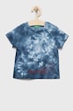 Dječja pamučna majica kratkih rukava United Colors of Benetton pamuk plava 3085G103C.P