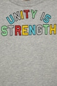 United Colors of Benetton tricou de bumbac pentru copii gri 3096G103J.P