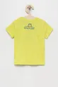 Otroški bombažen t-shirt United Colors of Benetton zelena