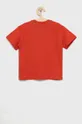 Dječja pamučna majica kratkih rukava United Colors of Benetton crvena