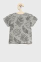 United Colors of Benetton t-shirt bawełniany dziecięcy 3G81G1033.P szary SS22