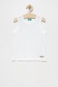biały United Colors of Benetton t-shirt bawełniany Chłopięcy