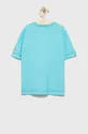 Detské bavlnené tričko United Colors of Benetton modrá