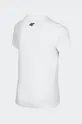 bijela Dječja pamučna majica kratkih rukava 4F