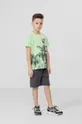 πράσινο Παιδικό βαμβακερό μπλουζάκι 4F Για αγόρια