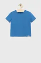modra Otroški bombažen t-shirt GAP Fantovski